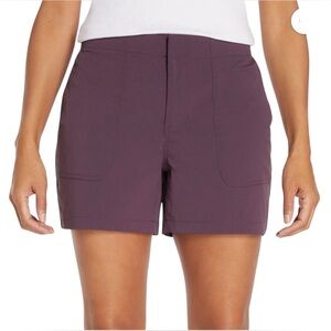 Eddie Bauer Women's High Waist Plum Shorts NWT Size 6